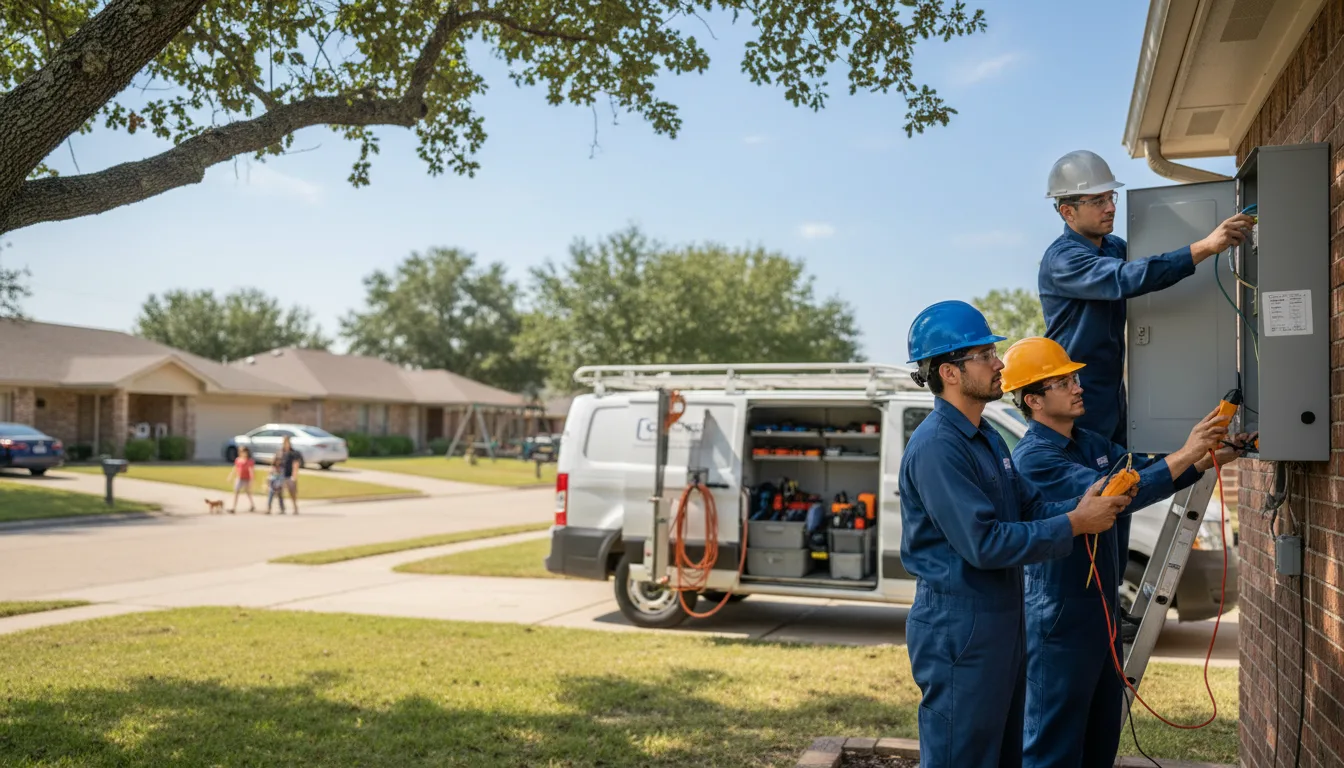 Certified electrician providing emergency electrical services in Mamou, LA